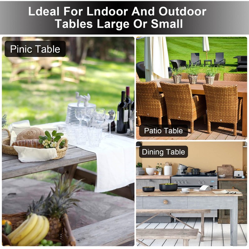 Namubarwa Hidden Strap Tablecloth Clips - Perfect for Picnic Tables