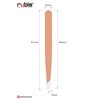'RUBIS Tweezer Classic "Fides Red Gold For Eyebrow Plucking Eyebrows