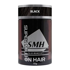 Super Million Hair - 1 x 10g Hair Building Fibres - No.1 Black