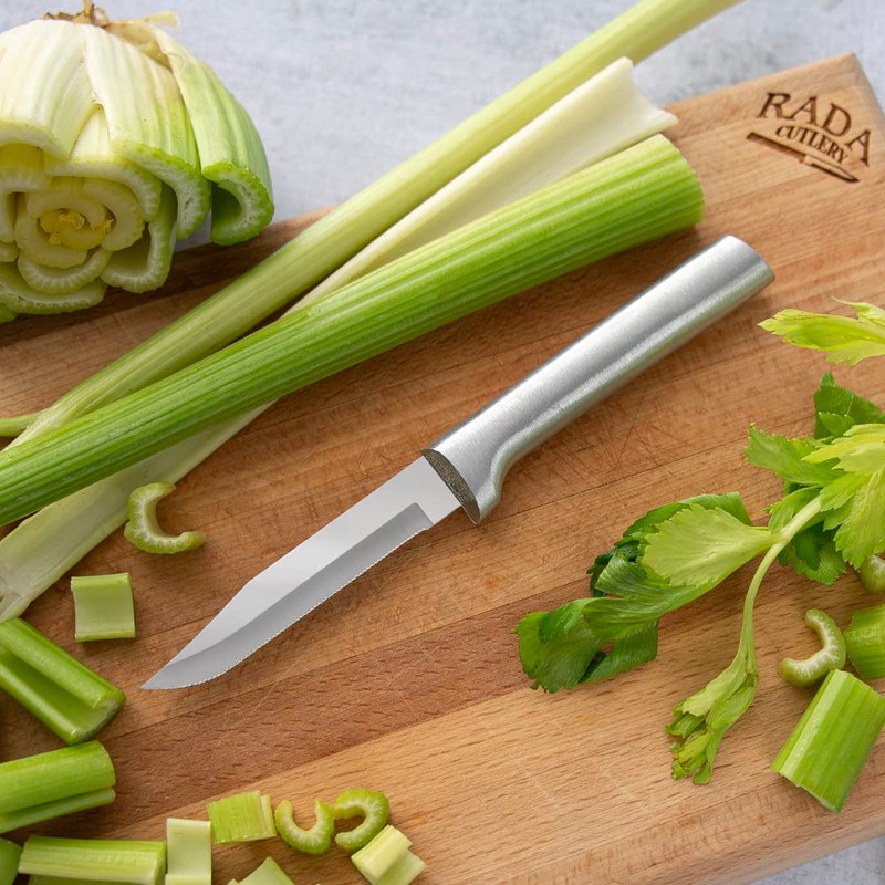 RADA Regular Serrated Paring Knife – Stainless Steel Blade With