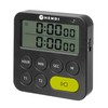 HENDI Double Digital Kitchen Timer, 2 Independent Times, 3 Alarm