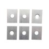 Trailer Hitch Block Plate Spacer Kit - Pack of 6