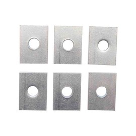 Trailer Hitch Block Plate Spacer Kit - Pack of 6 Spacers (BPK-38112-2RND)