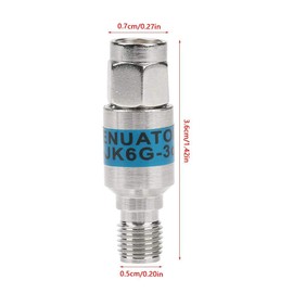 SMA-JK Male to Female Stainless Steel RF Coaxial Attenuator Frequency Range DC-6.0GHz Attenuation Range 1-30dB(10db)