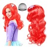 Peluca De Princesa Ariel Sirenita De Cosplay Para Niñas