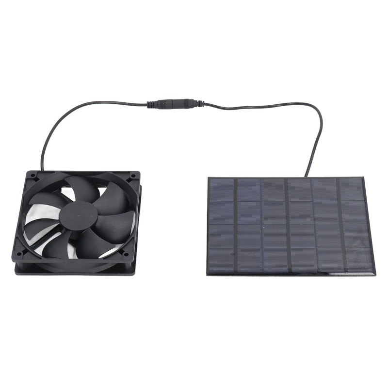 Solar Panel Powered Fan Portable 3.5W 6V Solar Exhaust Fan