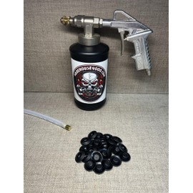 Pro Undercoating Gun, 1 360* Wand, 1 Quart Bottle, 50 Rust Plugs