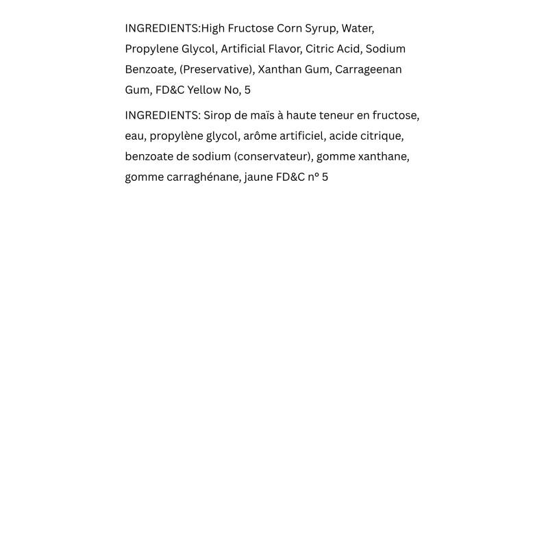 Slushy 5:1 Concentrate (Each, Banana)