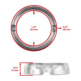 Replacement Powersports Parts – High-Performance Components for Exhaust Muffler Gasket Seal for Polaris RZR XP 1000 2014 / RZR XP 4 1000 2014 Model-NK02-9333