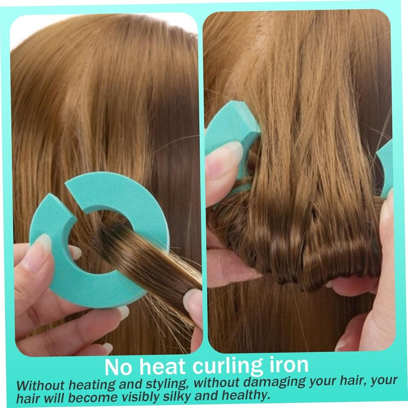 12 Uds. Rulos sin calor esponja en forma de C
