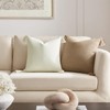 Meekio Set of 2 Ivory Pillow Covers 12 x 20