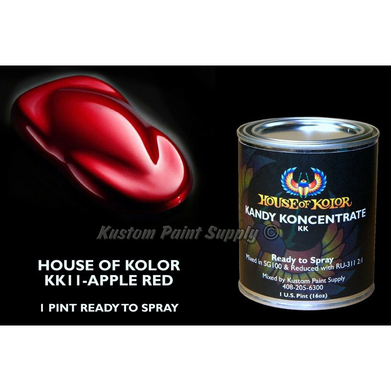 House of Kolor Apple Red Kandy KK11 1 Pint Can