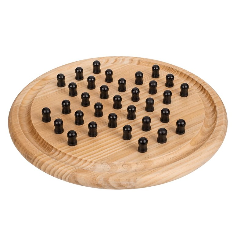 Out of the blue Wooden Board Game Solitaire Approx. 28.5