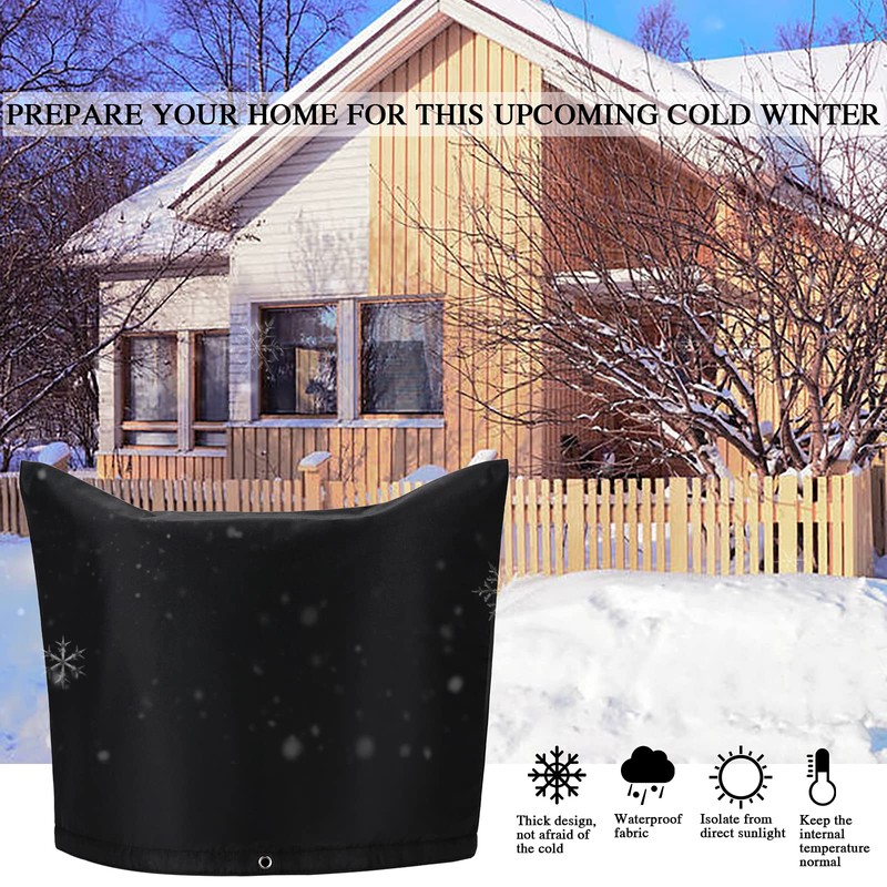IUIBMI Backflow Winter Cover Insulated Pouch, 24x17.7 Inch Outdoor Pipe
