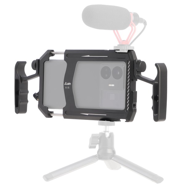Hersmay Metal Universal Smartphone Cage Video Rig Grips Stabiliser Vlogging