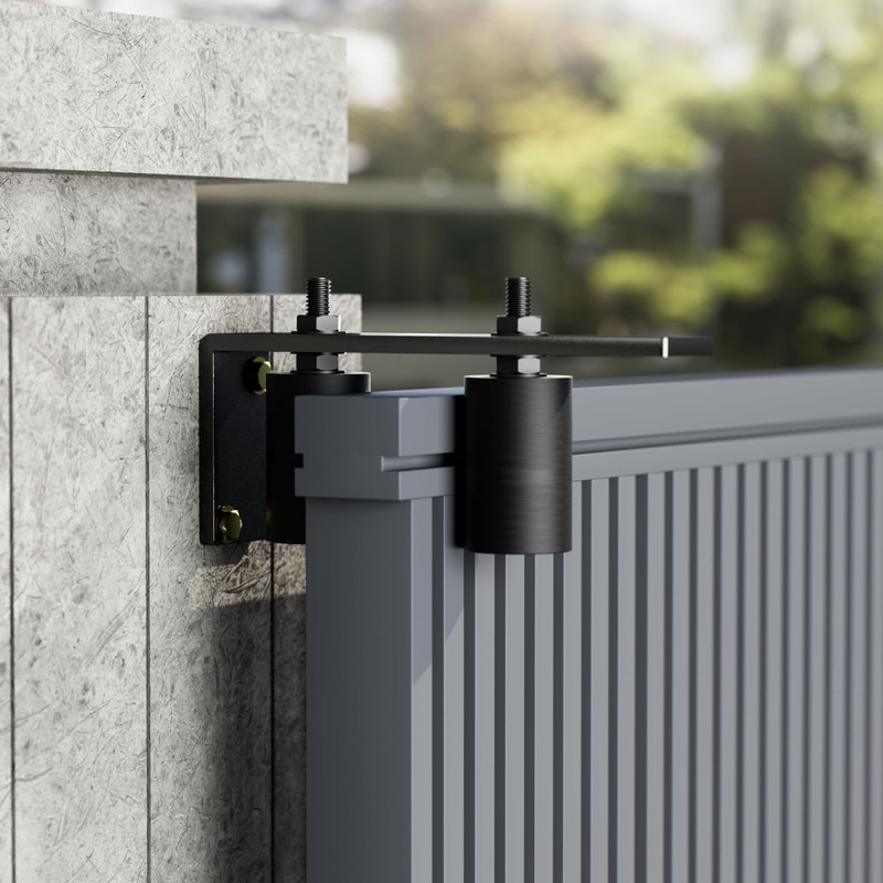 FLYVLIEG Heavy Duty Slide Gate Guide Roller, 3" Nylon Sliding