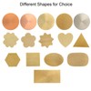 PATIKIL 25mm Round Blank Wax Seal Stamp, Removable Brass Head