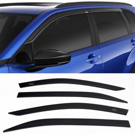 Husky Liners Low Profile Ventvisor Rain Guards | Fits 2024-2026 Subaru Crosstrek | Front & Rear, Smoke, 4-pcs. | 2854138
