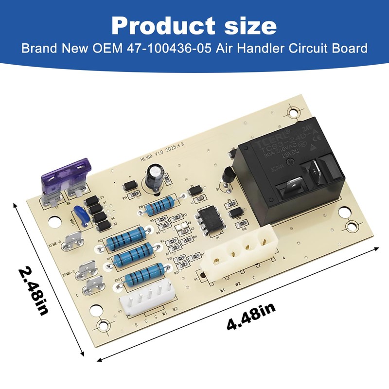 47-100436-05 HVAC Air Handler Control Board with for Replacement for