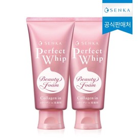 Senka 센카 퍼펙트휩 콜라겐 워시 클렌징폼 120g 2개 SENKA Perfect Whip Collagen Wash Cleansing Foam 120g 2pcs