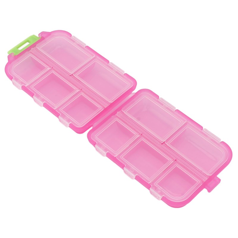 Bag, Compact Box in Plastic, Portable 10 Compartments for Home