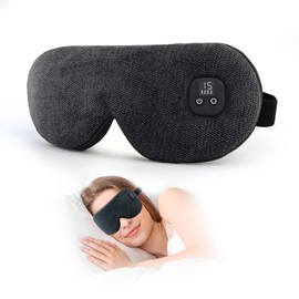Telepepe Heated Eye Mask for Dry Eyes, Cordless Warm Eye Compress, 4 Heat Levels, 4-Level Timing, 1000mAh Rechargeable, Blepharitis, Styes, Washable Cover, Travel, Gifts for Family(Black)