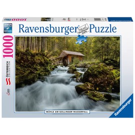 Ravensburger Puzzle 17263 - Mill at Gollinger Waterfall - 1000 Pieces Puzzle for Adults and Children from 14 Years, Yellow