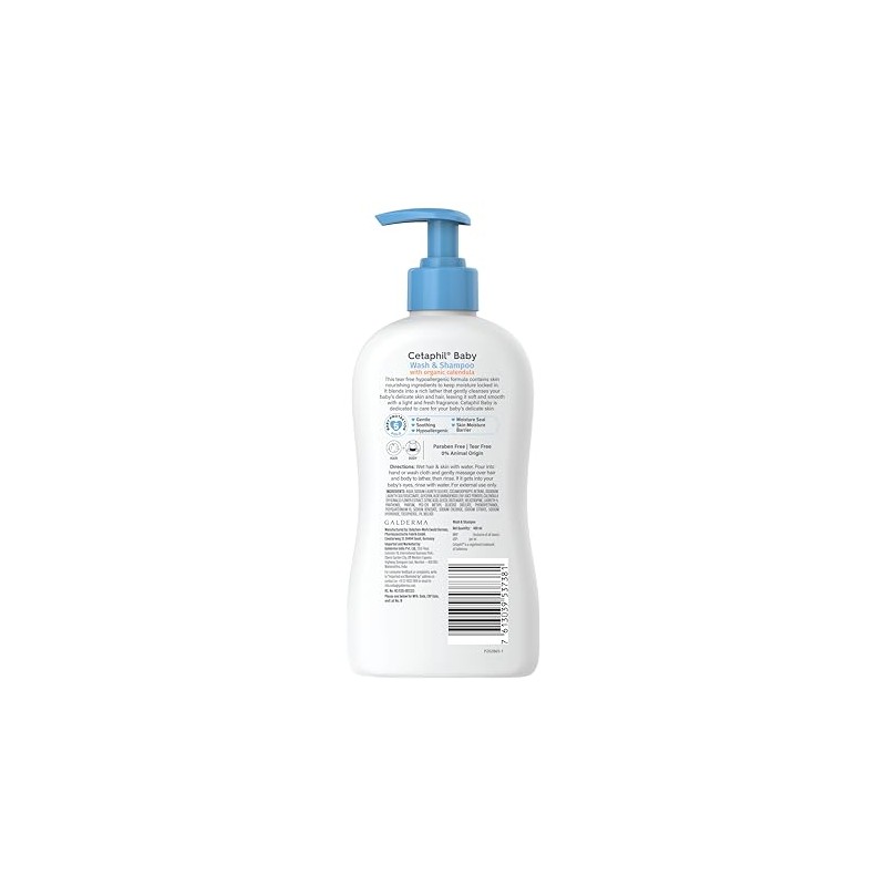 Cetaphil Baby Wash & Shampoo with Organic Calendula