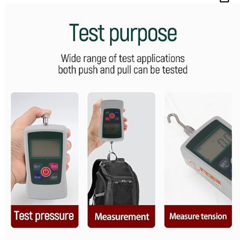 Digital Force Gauge High Accuracy 30‑300N Push Pull Force Tester