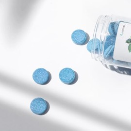 Noval Pastillas Pedicura Tipo Spa Solución Menta Azul Remojo Pies Baño Uso Doméstico Salones Belleza 100
