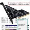 chenyang 4 Port Oculink to PCIe 4.0 X16 Adapter,SFF-8611/8612 to