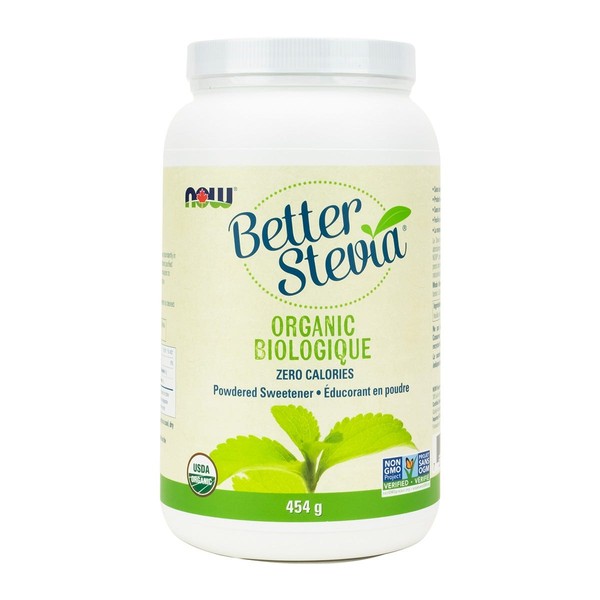 NOW Organic Better Stevia Powder 454g