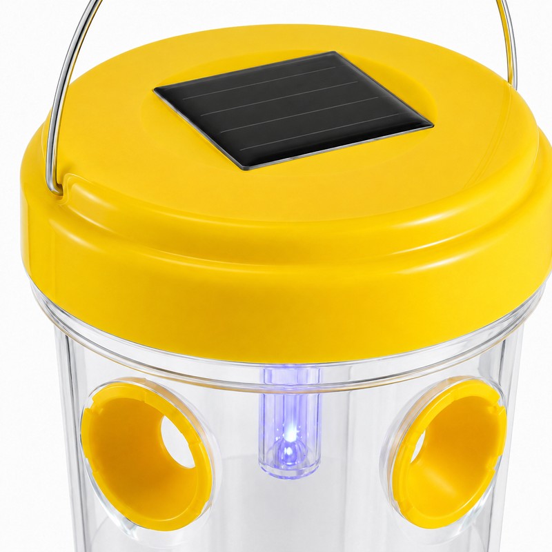 Solar Outdoor Wasp Trap for Garden – Reusable Hanging Insect