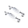 2Pcs MFYS 3.75'' Hole to Hole Clear Pulls Crystal Drawer