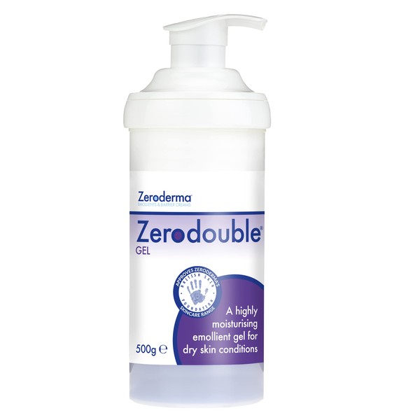 Zeroderma Zerodouble Gel 500g - Moisturising Emollient Gel for Dry Skin Conditions