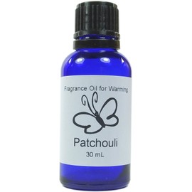 Candlecopia Patchouli Concentrated Premium Fragrance Oil, Cobalt Blue Glass Bottle, Euro Style Dropper Cap