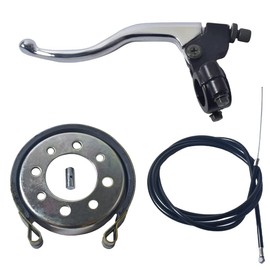 pinkhatcat 4 inch Drum Brake Band Handle Lever Cable Kit For Go Kart Yerf Dog Manco Bandit Critter 415 104B 4316 1492 Kartco Rotary 486 Azusa 2251-B Predator 212cc 196cc Dune Buggies Mini Bike ATV