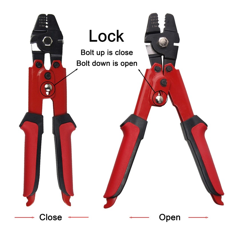 Wire Leader Rope Swager Crimpers Hand Crimping Pliers Tools Set
