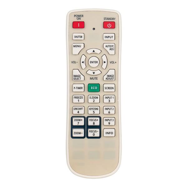 ECONTROLLY N2QAYA000039 Replace Remote Control fit for Panasonic Projector PT-EX12K
