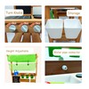 Beipoo Mud Kitchen with Canopy, Outdoor Play Kitchen with Sink,