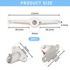 Pack of 2 Soft Close Lid Support Hinges Flap Support