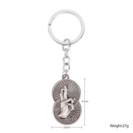 Weeb Keychains JJK Key Rings, JJK Manga Keychain, Anime Figure with Gift Box, Metal Keychain Accessories, JJK Manga Phone, Bag & Wallet Charms | Gojo Infinite Void Hand Sign