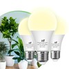 Flaspar Grow Light Bulbs A19 LED, Full Spectrum Plant Light