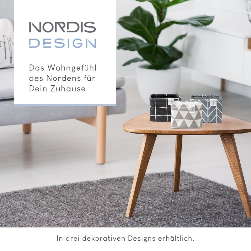 NORDIS DESIGN Small Storage Baskets Set of 3 (11 x