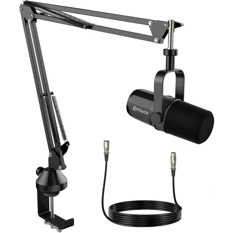 FDUCE SL40 Vocal Dynamic Podcast Microphone for Gaming, Live Streaming