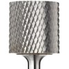 PFERD Cylindrical Carbide Bur, Uncoated (Bright) Finish, Diamond Cut, Plain
