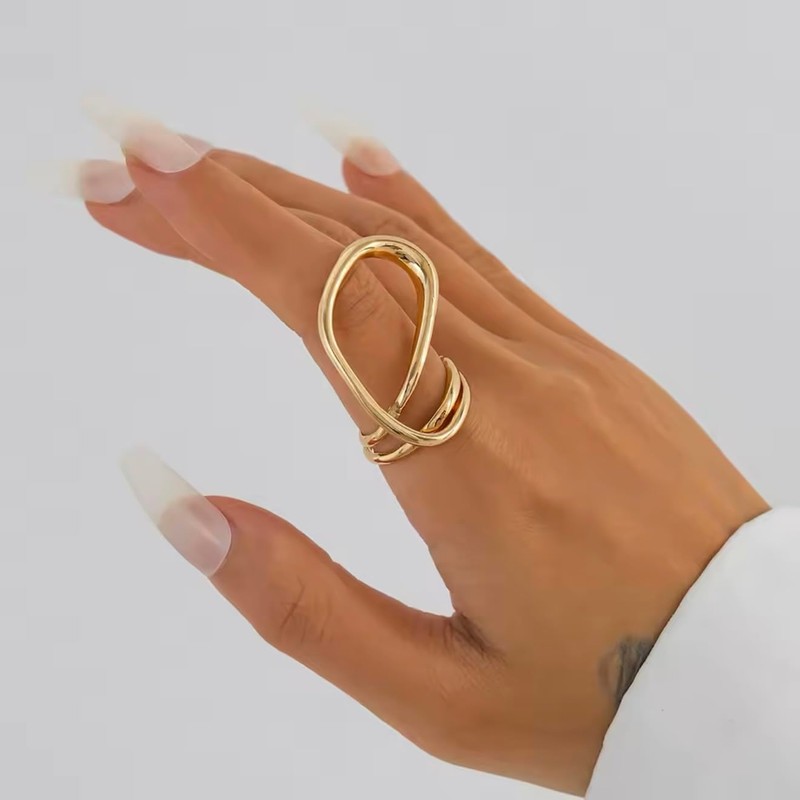 QuantumDuo | Bold Statement Rings for Women – Modern Sculptural