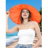 Womens Wide Brim Sun Hat UV Protection Extra Large Floppy