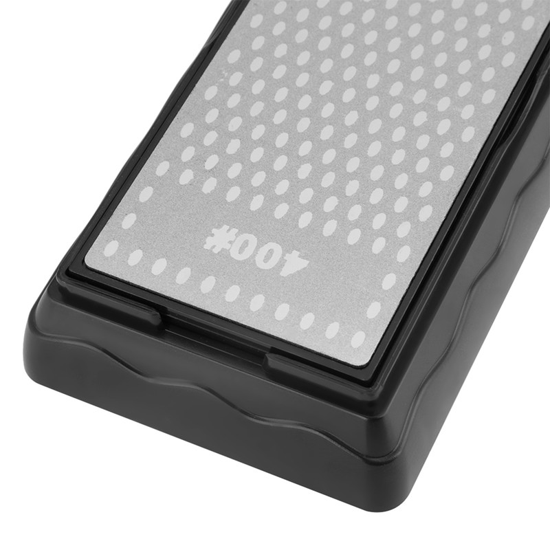 400&amp;1000 Grit Diamond Sharpener Kitchen Knives Grinding Stone