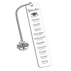 2025 Graduation Gifts, Class of 2025 Gifts for College Boys Girls - 2025 Graduation Bookmark for Him Her Graduation Gifts for Senior 2025 College Middle High School Students Christian Gifts Souvenir